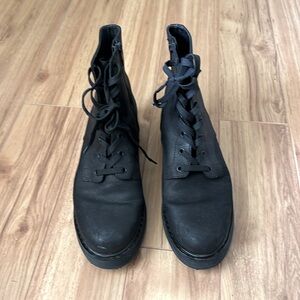 VINCE Monastir Black Suede Lace-Up Boots US9.5M EURO39.5 Only wore once